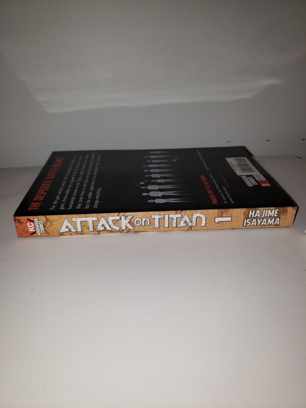 Attack on Titan Manga Volume 1 by Hajime Isayama
